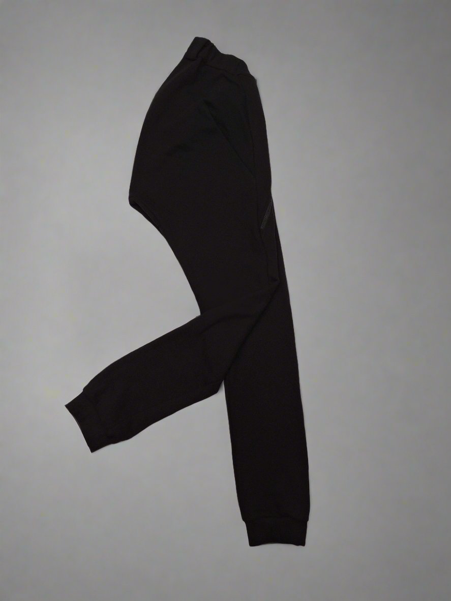 Black adaptive trousers sideview